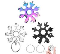 Outil Multifonction Flocon de Neige Outil Flocon de Neige 18 en 1 Tournevis