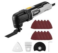 Outil Multifonction Oscillant 300W: DEKOPRO 3000-22000 RPM- Scie Oscillante Électrique Filaire, 6 Vitesses, Angle d'Oscillation 3°, pour Bois, Plastique et Métal