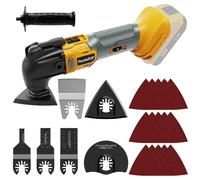 Outil multifonction oscillant pour batterie De-Walt 20 V maximum, sans balais, 6 vitesses variables, outil oscillant sans fil, multi-usos, kit d'outils multifonctions 22 pièces pour coupe, ponçage