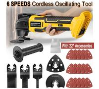 Outil multifonction oscillant pour batterie DEWALT 18V, tondeuse Portable sans fil, pelle de polissage, outil électrique de coupe pour le travail du bois No Battery