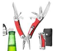 Outil multifonction, outil multifonction de poche - Équipement portable polyvalent,Pince multiprise avec verrouillage de sécurité, coupe-poche, tournevis, ouvre-bouteille - Équipement de survie en cam