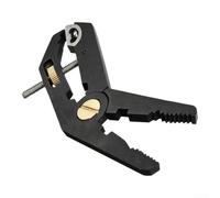 Outil Multifonction Pocket Grip 14 en 1 Acier Inoxydable avec Réglable et Décapsuleur pour Camping Randonnée EDC 10x6cm(black)
