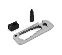 Outil multifonction pour bouteille ouverte - Extracteurs de clous portables en acier inoxydable - Outil de camping en plein air - Petit outil multifonctionnel