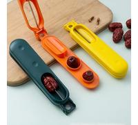 Outil multifonction pour dénoyauter les cerises, outil de dénoyautage de fruits Ch-erry P-itter avec verrouillage peu encombrant, design compact pour une utilisation en cuisine