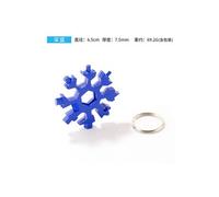 Outil multifonction pour flocon de neige 18 en 1 Outil Tout Puissant en acier inoxydable portatif pour les voyages quotidiens Camping Adventure Daily