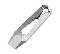 Outil multifonction pour porte-clés en alliage de titane - Mini clé - 5 mm, 6 mm, 6,43 mm, 8 mm, 10 mm - Gadget utilitaire portable pour voyage, camping, randonnée - 6,6 x 1,8 cm