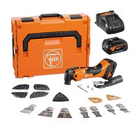 Multimaster 18V AMM 500 PLUS Top + 2 batteries 4 Ah AMPShare + chargeur + coffret L-BOXX - FEIN FRANCE - 1293861000
