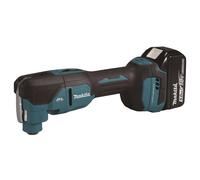 Outil multifonction sans fil MAKITA avec accessoires, batterie Li-ion LXT 18 V/5,0 Ah DTM53RTJX1