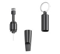 Outil multifonctionnel efficace pour ouvrir les paquets et éjecteur de téléphone en métal - Outil multifonction compact en métal avec ouvre-paquet, brosse et éjecteur de téléphone pour un usage