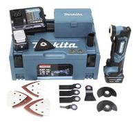 Outil multifonctions 10,8V (2x 4,0 Ah) + accessoires en coffret Makpac - MAKITA TM30DSMJX5