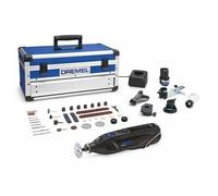 Dremel 8260 Outil rotatif sans fil, batterie Lithium-Ion 12V 3Ah - Outil multifonction avec 65 accessoires et 5 Adaptations, moteur sans charbon, régulation électronique, vitesse 5.000-30.000 tr/min