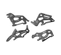 Outil multiple pour porte-clés d'animaux : outil de fonction de poche innovant, matériau sélectionné, appareil utilitaire 4X | Survie pour homme Camping en plein air