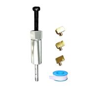 Outil Nettoyage Raccords Graissage Kit Débouchage Buse Lubrifiante Robuste | Avec Adaptateurs Coudés 90 Degrés 6/8/10M Outil de Nettoyage Pulvérisateur Graisse Pour Tracteur Camion Zones Argent