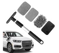 Outil nettoyant pour pare-brise de voiture | Caspe de nettoyage de voiture en plein air, amortisseur d'entretien du lavage automatique extensible pour douche en verre utilisation de la salle de bain