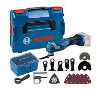 Outil oscillant 18V GOP 18V-34 (Sans batteri ni chargeur) + kit accessoires en coffret L-BOXX - BOSCH - 06018G2002