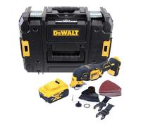 DeWalt DCS355NT Outil oscillant multi-cutter sans fil 18V Brushless + 1x Batterie 5,0Ah + Coffret TSTAK + Accessoires 29 pcs. - sans chargeur
