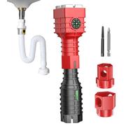 Outil - Outil multifonction de plomberie sous outil | Kit de douilles d'installateur, extracteur de tuyau d'installation pour le retrait de tuyaux et de baignoires