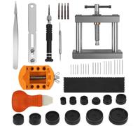Outil Ouverture Boîtier avec 12 Moules Outil Ouverture Boîtier | Acier inoxydable robuste, antirouille, durable, 44 outils complets, mallette de rangement