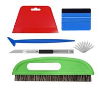 Outil Papier Peint - Set De Raclettes Pour Autocollants | Racloir De Lissage Revêtement Mural,Plafond Mur Fenêtre Meuble Chambre Automobile Salle Bain Cuisine Plan Travail Atelier