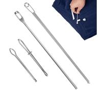 Outil Passe-Cordon pour Pantalons Tire-Cordon Flexible en Métal pour