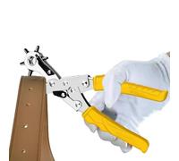 Outil perforateur pour cuir, pince perforatrice rotative, pince perforatrice de trous de différentes tailles, outils perforateurs professionnels, 6 tailles, économie de main-d'œuvre