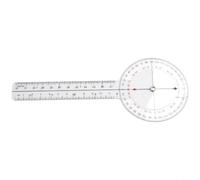 Outil Physiothérapie Goniomètre 33cm Mesure Exacte | Précision 1 degré, échelle 360°, plastique transparent, idéal orthopédie, mesure fiable