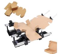 Outil pliable pour boîtes d'expédition, assistant d'emballage réglable, plisseur de boîte en carton ondulé pour un emballage efficace