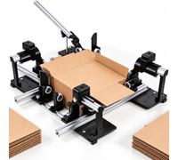 Outil Pliage Boîtes Expédition,Gabarit Réglable Commerce Length25-Width35 | Quatre rabats pliés en un mouvement contrôlé. Plis plus droits, moins de fatigue, expéditions plus rapides.
