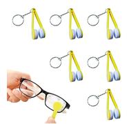 Outil plus nettoyant pour lunettes, clip de nettoyage de lunettes | Spectacles Cleaner avec porte-clés petites empreintes digitales - Accessoires pour lunettes portables NO-STRACK OUTIL PROPRE POUR ET
