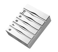 Outil polyvalent à rainures en acier pour divers processus de fabrication de bijoux, y compris les besoins de façonnage de bagues, bijoux artisanaux