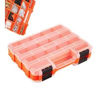 Outil portable : rangement double face, étui de rangement avec compartiments, plateau pour forets, support pour écrous et boulons, conteneur de perles électroniques | Accessoire