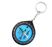 Outil Porte-clés Boussole - Design Symbole Allah Doré, Aide À L'orientation De Camping Portable, Ornement Décoratif Islamique De L'Aïd, Pendentif D'équipement De Navigation Précis | Utilitaire D'explo