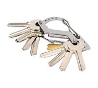 Outil porte-clés, outil multiple pour porte-clés - Mousqueton polyvalent - Clip de mousqueton de poche durable, porte-clés résistant, clip porte-clés anti-perte pour camp