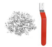 Outil Pose de Pointes Vitrier avec 150 Pointe de Vitrier, pour Cadre Photo Pose Pointes Vitrage pour l'Encadrement du Verre Des Images du Point Croix Des Œuvres d'Art le Montage et la Fixation