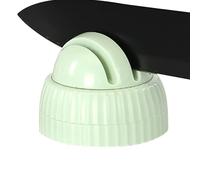 Outil pour affûteuse de coupe, affûteuse de coupe de cuisine - Boîtier arrondi Ventouse Meuleuse de découpe portable - Accessoires de cuisine professionnels efficaces Affûteuse de poche domestique