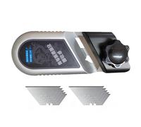 Outil pour biseautage de plaques de plâtre | Raboteuse en V en d'aluminium pour bords cloisons sèches | Outil d'angle avec 10 lames pour couper les plafonds en chantier de construction