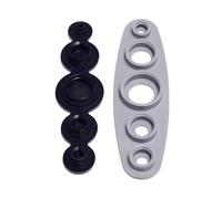 Outil pour boutons de couverture, tissu pour aider à fabriquer ses propres couvertures, taille : 11 mm, 15 mm, 19 mm, 23 mm, 29 mm moule à boutons pour la couture