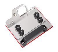 Outil pour carrelage, support de meuleuse, guide de chanfreinage à 45 degrés pour carreaux, fixation de coupe rouge portable pour bords de précision, base de support de chanfrein pour meuleuses