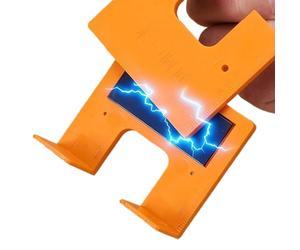 Outil pour charnières de porte - Pinces magnétiques auxiliaires 6,5 x 5,5 cm | Installation précise des panneaux de serrures, armoires, intérieur de salle de bain, étude, ABS léger, assemblage rapide