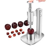 Outil pour dénoyauter les cerises | Dénoyauteur pour cerises et prunes en acier inoxydable - Fabrication de confitures, dénoyauteur d'olive | Pour la maison, la cuisine, la pâtisserie, le camping, le