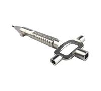 Outil pour enlever les cylindres de serrure avec fonction de mesure | Outil pour l'installation de serrure de porte pour chambre à coucher, entrée de maison, bureaux, chambres d'hôtel