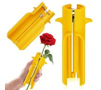 Outil pour enlever les épines de rose, nettoyeur de fleurs, coupe-épines, outil pour enlever les feuilles, jaune, compositions florales, sans effort, nouvelles améliorations, fleuriste professionnel