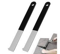 Outil pour enlever les pavés, outils pour enlever les pavés - 2 outils de levage pour pavés avec grattoir à joints, grattoir de trottoir, outil de brique encastrée, pôle de jardin
