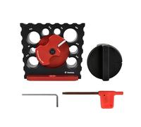 Outil pour fabriquer des chevrons - d'aluminium avec 8 trous | Outil auxiliaire pour tiges rondes en bois | Pour charpentiers ébénistes construction de meubles artisanaux