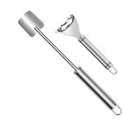 Outil pour grandir le maïs, Pelacorn avec poignée ergonomique, 2 pièces en acier inoxydable, anti-rouille pour les fêtes à la maison, restaurants en plein air, barbecue repas