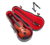 Outil pour instruments de musique - Instrument de musique en bois, miniature | Le plus petit violon d'urgence au monde, décoration de maisons de poupées,