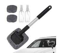 Outil pour le nettoyage du pare-brise - Kit de lavage intérieur avec chiffons en microfibre et bouteilles de pulvérisateur, kit de nettoyage et de détail pour intérieur de voiture, pour remorque