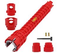 Outil pour l'Installation de Robinets et d'Éviers | Extracteur Économiseur de Travail pour Installation - Clé de Démontage pour Évier et Bonde - Pour Entretien Maison, Cuisine, Toilettes, Intérieur et