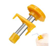 Outil pour ouvrir la noix de coco - pour noix de coco jeunes et matures - Outil de cuisine antidérapant pour fruits avec protection pour maison, restaurant, camping, barbecue