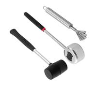 Outil pour ouvrir les noix de coco, ensemble pour enlever les coquilles de fruits - ensemble pour ouvrir et gratter les noix de coco | convient à la cuisine pique-nique plage camping vacances